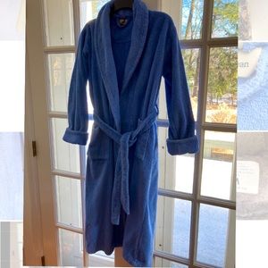 LLBean 100% cotton Terry Cloth robe, size M